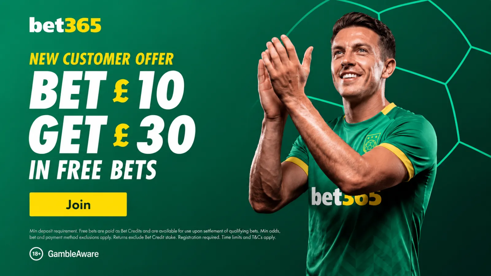 Bet365 Promo Offers £30 Free Bet for Arsenal vs Fleetwood Cup Tie