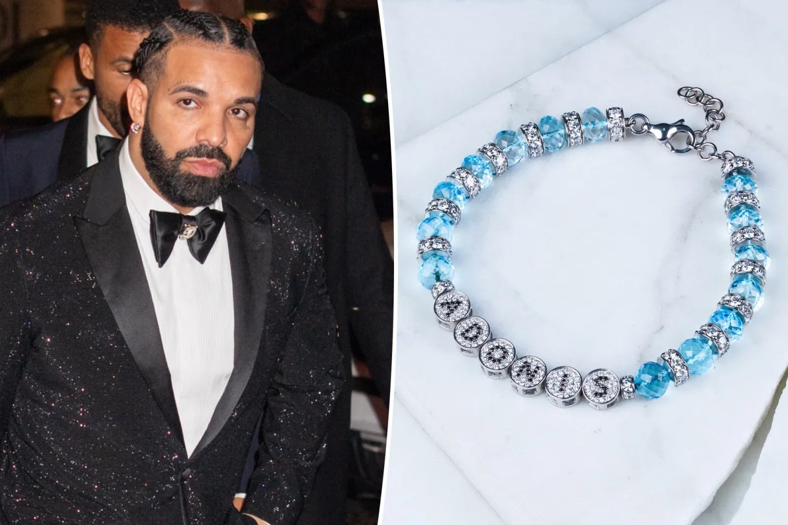 Drake Celebrates 40th Birthday with Unique Diamond Bracelet Honoring Son Adonis
