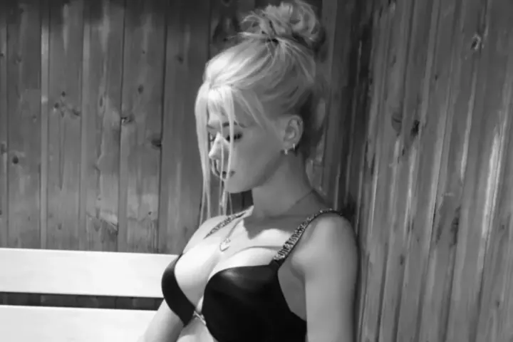 Danielle Harold Shows Off Bikini Body During London Sauna Spa Day