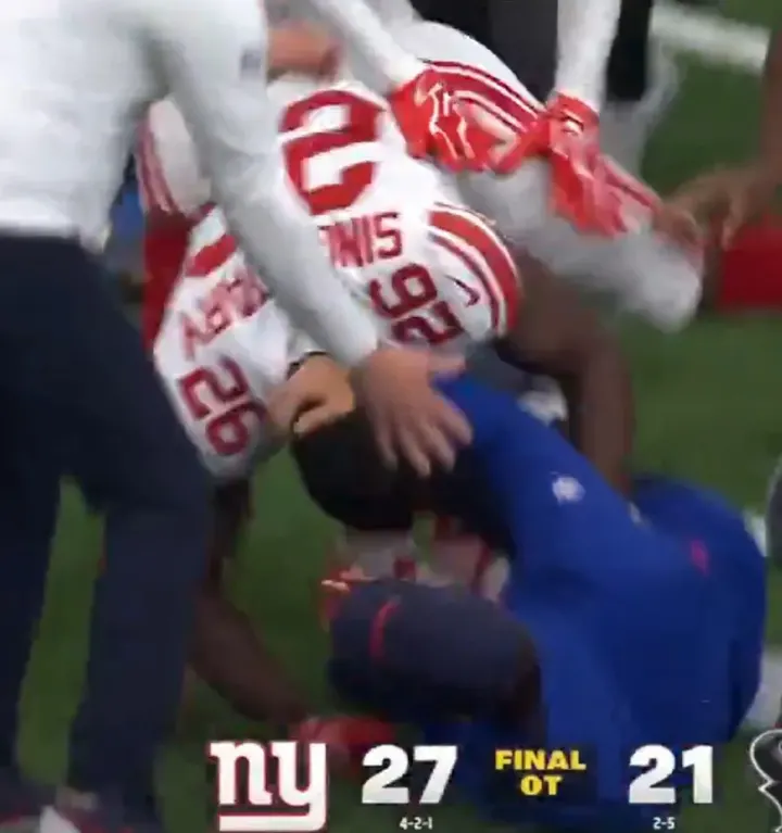 John Harbaugh Says He Is 'Day-to-Day' After Devin Singletary Tackle