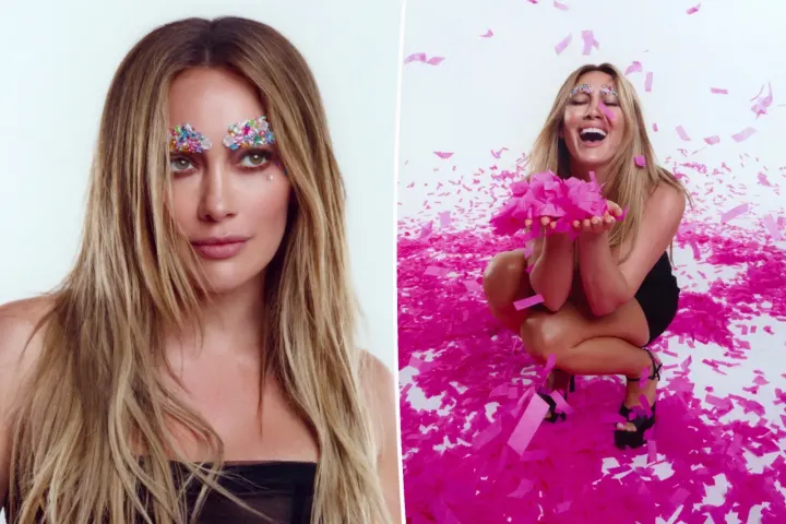 Hilary Duff Shines With Bedazzled Eyebrows in Paper Magazine Shoot