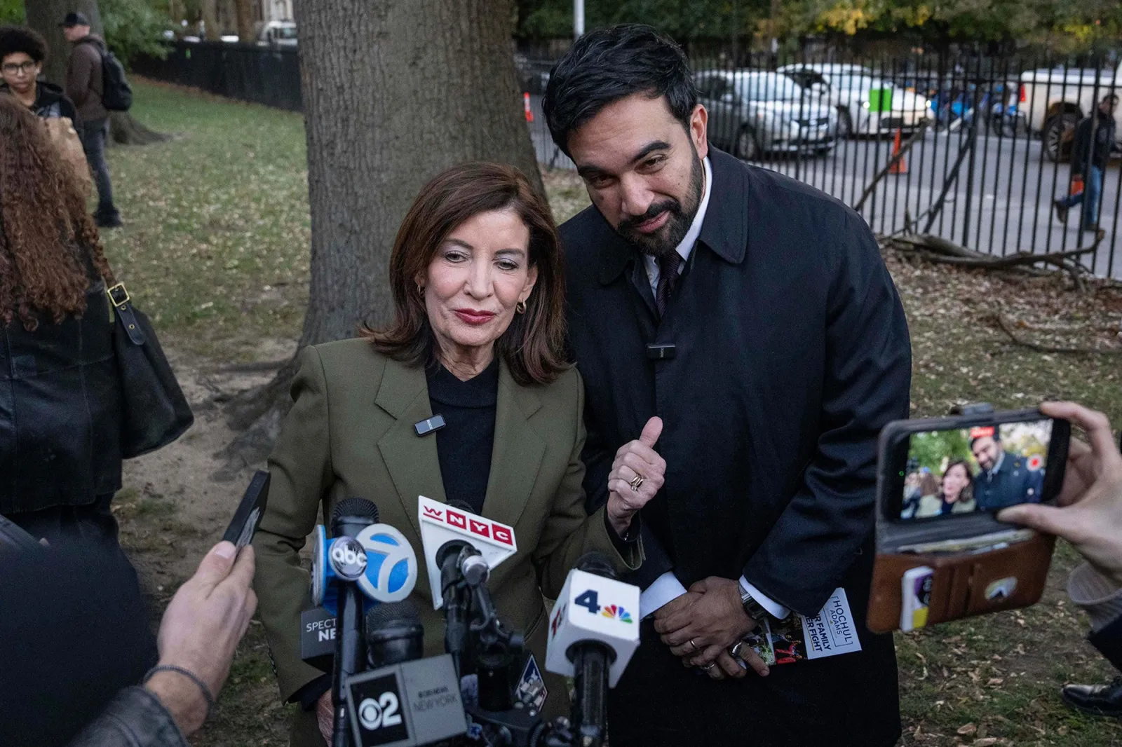 Kathy Hochul Says Mamdani Supporters Unhappy With Their Public Appearances