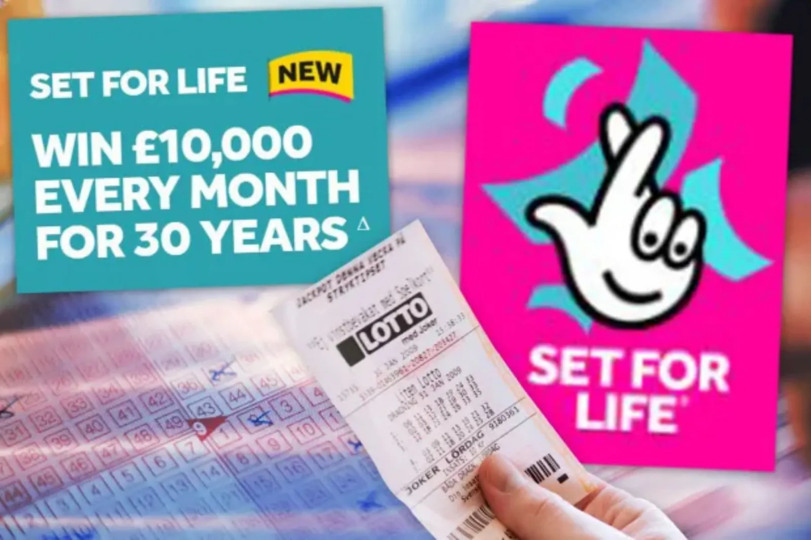 National Lottery Set For Life Numbers Revealed for October 29 Draw