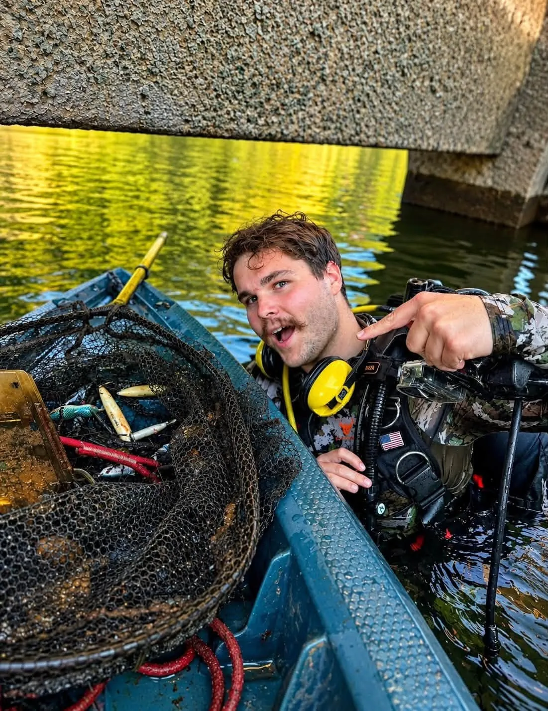 Magnet Fisherman Stumbles on Unexpected Find While Treasure Hunting