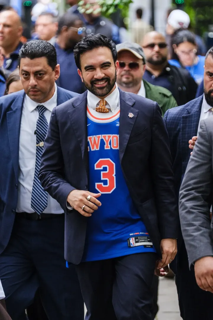 Mayor and Friends Hold Late-Night Basketball at NYPD Academy Gym