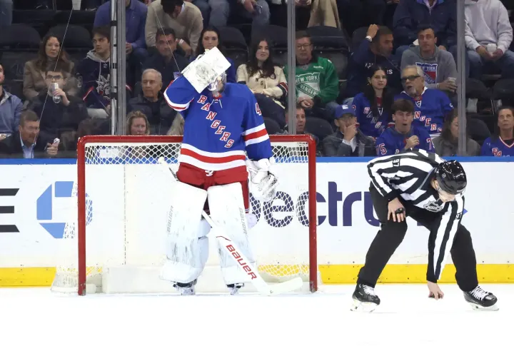 Rangers Fail to Keep First-Period Clean Sheet Until Seventh Game