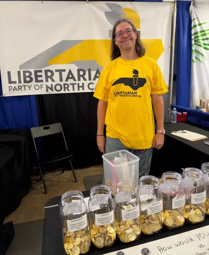 Libertarian Senate Hopeful in NC Arrested After Live-Streaming Police Standoff